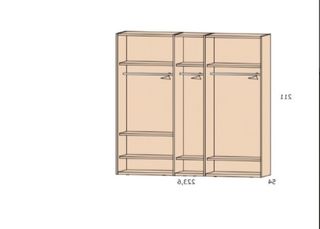 ARMARIO DE 5 PUERTAS JORDAN EVO ̈