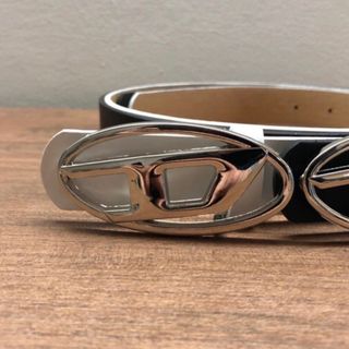 Set 2 cinture Diesel nere e bianche