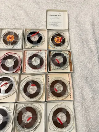 Cintas de carrete vintage • Lotes a medida