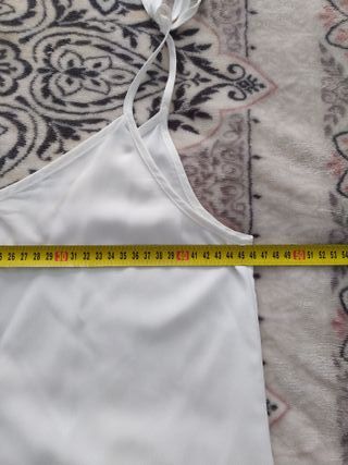 Top blanco de verano Amichi Talla L