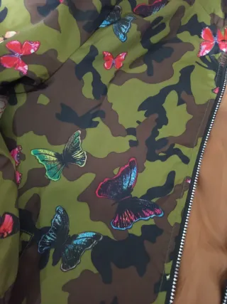 Chaqueta bomber camuflaje mariposas