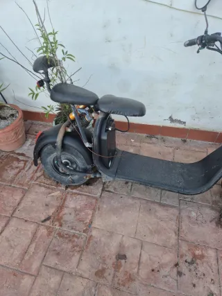 Citycoco Scooter Eléctrica Negra y Azul