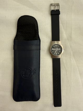 Reloj Hard Rock Cafe Negro/Plata