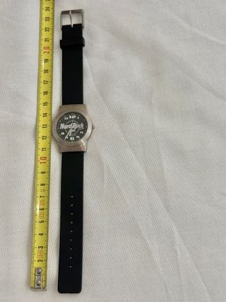 Reloj Hard Rock Cafe Negro/Plata