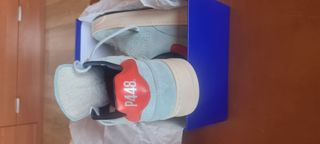 Zapatillas P448 BALI Talla 42 Gris/Rojo