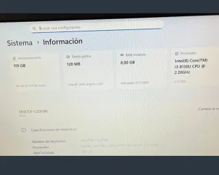 Ordenador Portátil Lenovo Plata