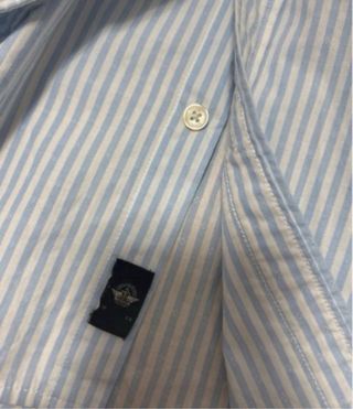 Camisa Dockers Rayas Azul Talla XL