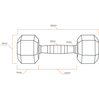 2 Mancuernas 2.5kg Maniakfitness