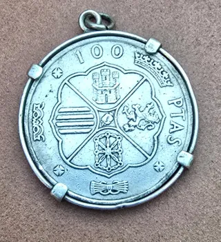 Moneda 100 Pesetas plata Francisco Franco