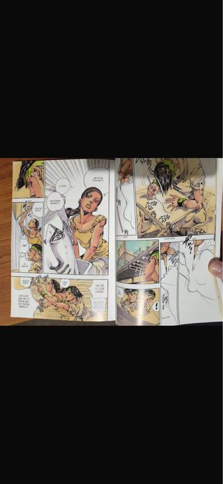 Manga Rohan en el Louvre Jojo bizarre.