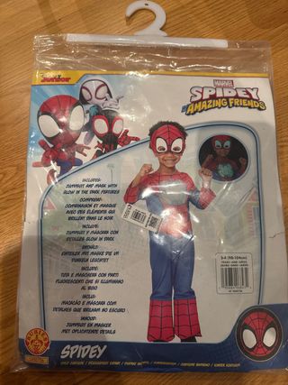 Disfraz Spidey Amazing Friends Talla 3-4