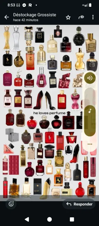 Perfumes de varios tamaños 7 ml 15 ml 33 ml 100 de