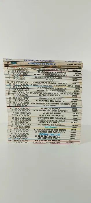 Lote 33 Livros Clássicos Banda Desenhada Tex BD