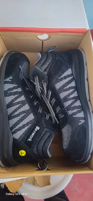 Zapatos de seguridad Bes Work Shoes negros/grises