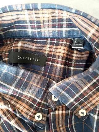 Camisa algodón 100% Cortefiel