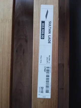 Cama King Size Ikea Metal Negro con Somier