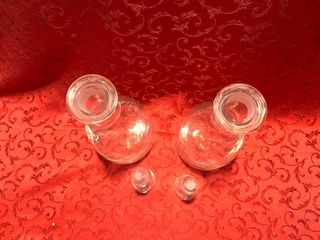 Coppia Decanter Vintage Cristallo