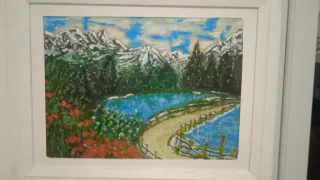 Quadro Paesaggio Montano