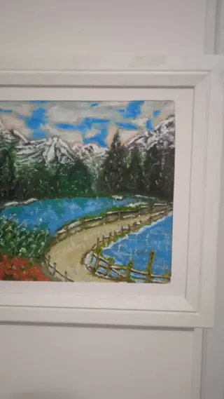 Quadro Paesaggio Montano