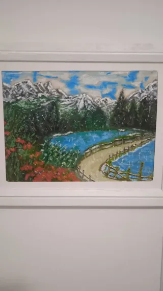 Quadro Paesaggio Montano