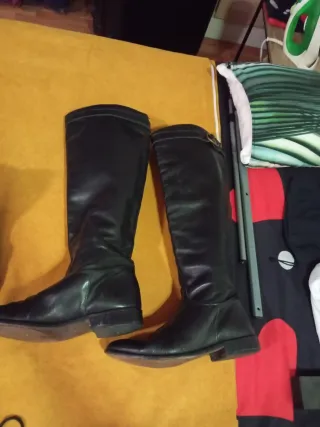 Botas altas piel Massimo Dutti Talla 39