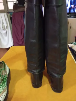 Botas altas piel Massimo Dutti Talla 39