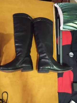 Botas altas piel Massimo Dutti Talla 39