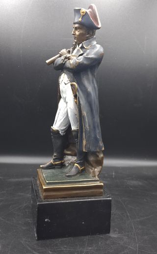 Figura Napoleón Bonaparte Bronce Policromado