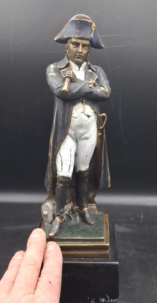 Figura Napoleón Bonaparte Bronce Policromado