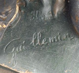 Figura Napoleón Bonaparte Bronce Policromado