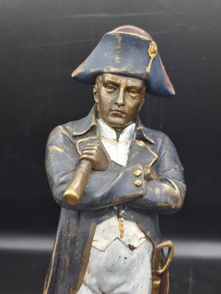 Figura Napoleón Bonaparte Bronce Policromado