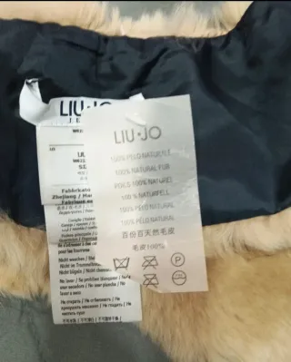 Liu Jo Collo pelliccia con strass