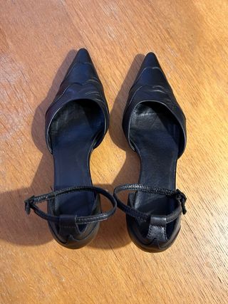 Zapatos de tacón vintage negros