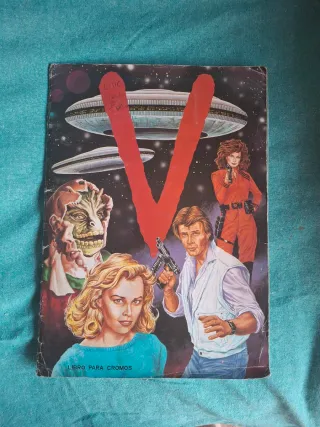 Album Cromos V Los Visitantes Original 1984