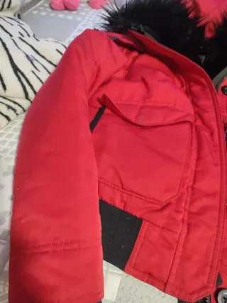 Chaqueta Hollister Mujer Talla XS Roja