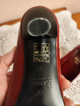 Zapatos de salón Dansi rojos