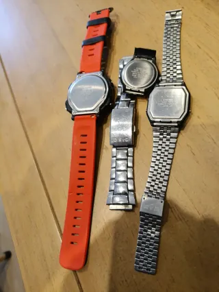 Casio 3 Relojes Vintage