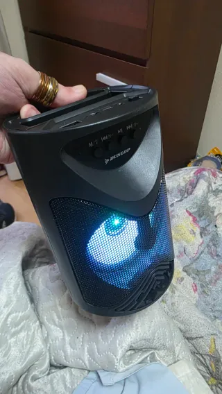 Altavoz Dunlop Bluetooth Portátil 10W con Luz RGB