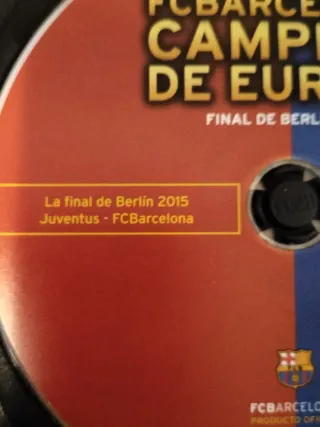 DVD FC Barcelona Campeón Europa Berlín 2015 de segunda mano por 5