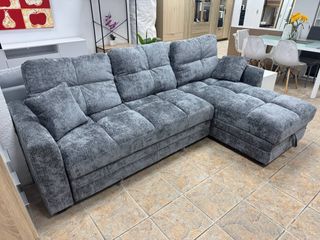 Pack Sofá Cama, 2 Arcones y Cojines. NUEVO