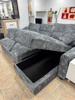 Pack Sofá Cama, 2 Arcones y Cojines. NUEVO
