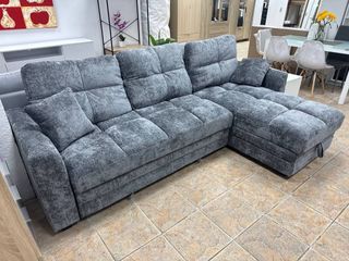 Sofá Cama Nuevo + Doble Almacenaje + Cojines