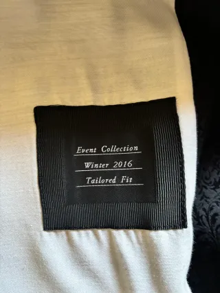 Smoking nero due pezzi da sera