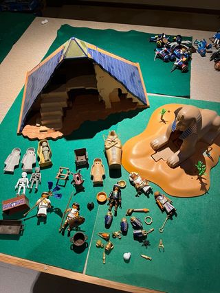 Playmobil Pirámide y Esfinge Egipcia