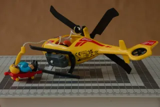 Helicóptero de Rescate Amarillo Lidl