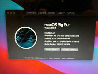 MacBook Air 13” 2013 Plata