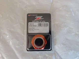 Zeta Axle Nut Laranja ktm sx sxf 125-450 98-12