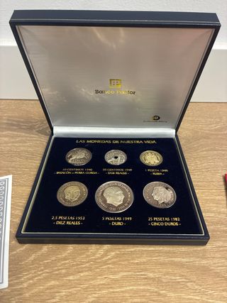 ESTUCHE MONEDAS PLATA MONEDAS DE NUESTRA VIDA