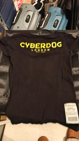 Camiseta Cyberdog Negra Talla S Importada Londres