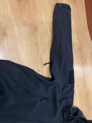 Cazadora militar negra Talla S